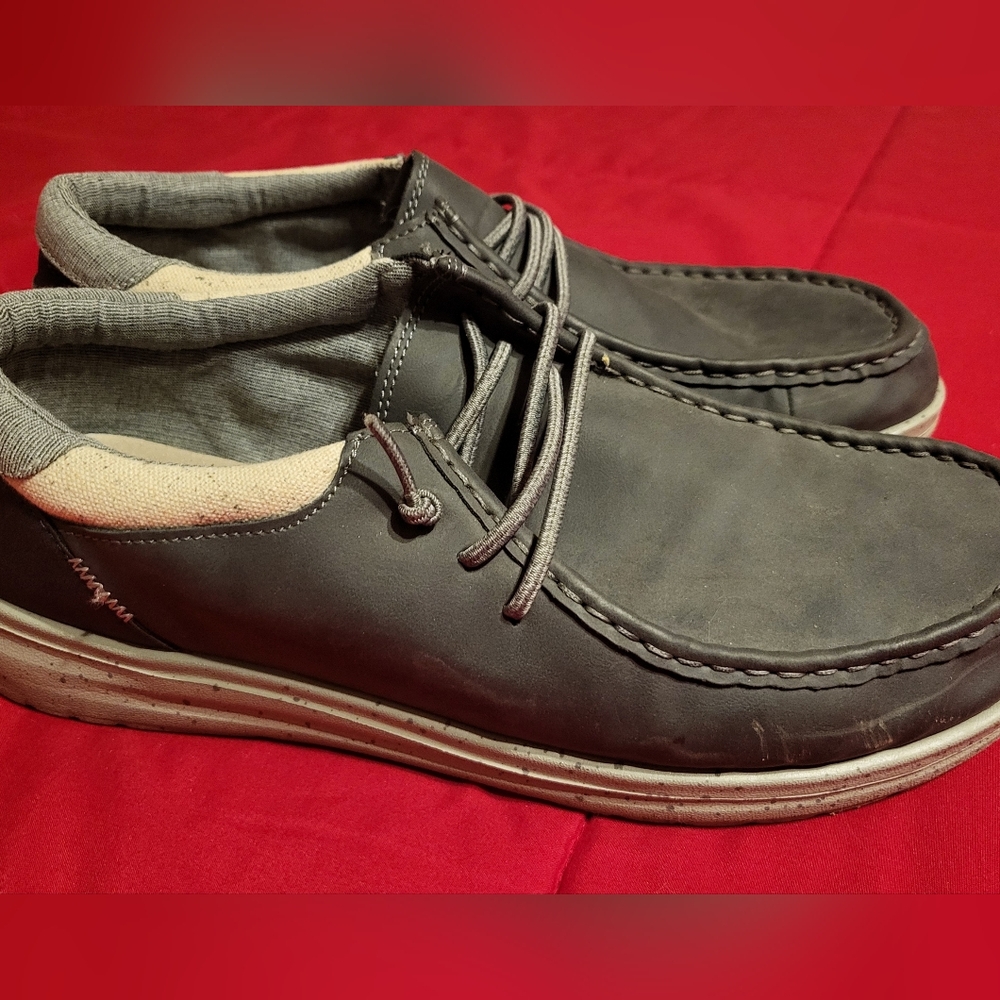 Hey Dude Paul Grey Mens Size 10